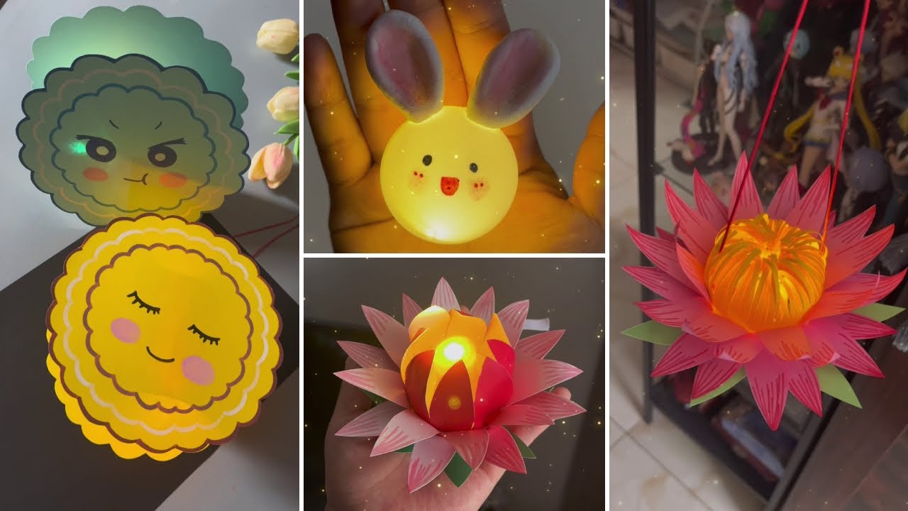 Paper Flower Lamp Making | DIY | Paper Lantern | Paper Crafts | Diya Decoration ideas