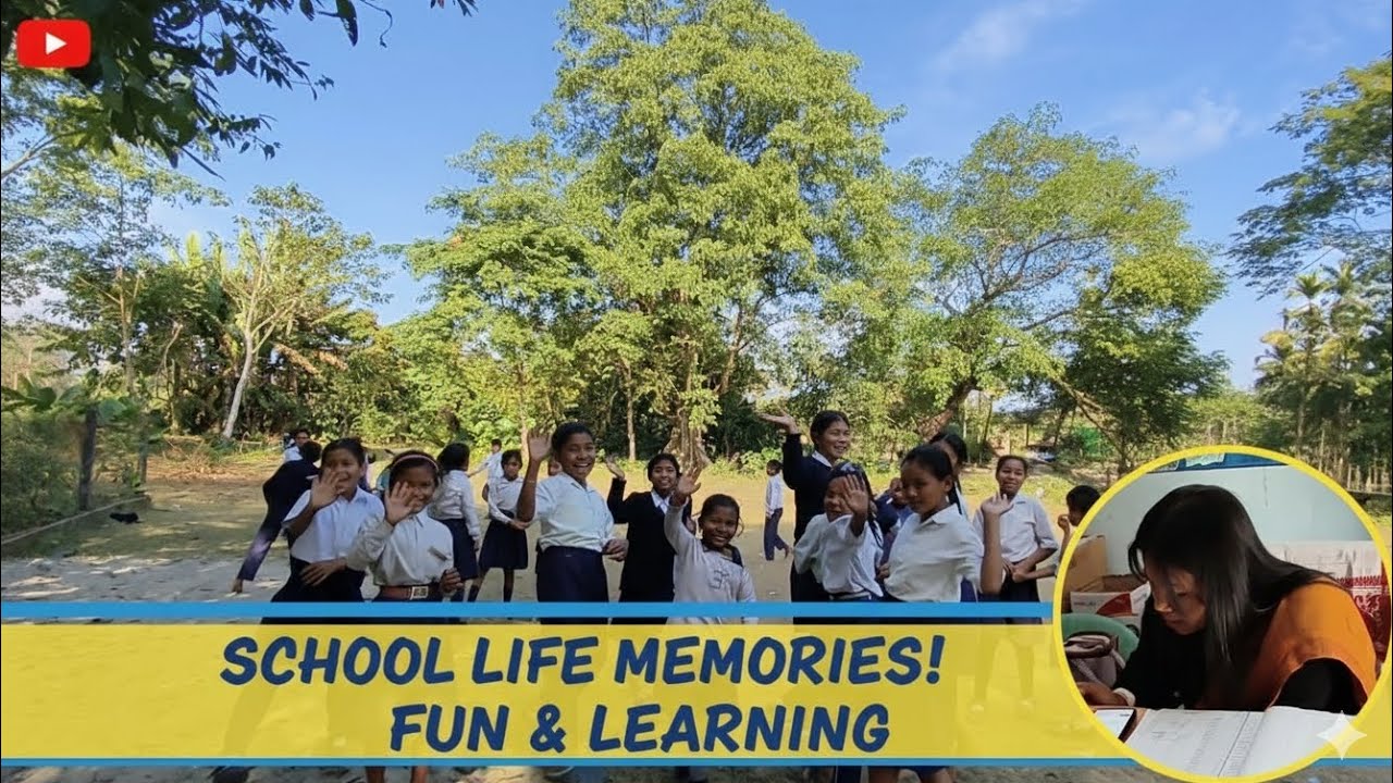 My old school tour vlog 😍 golden memories// whole day fun and work in village life 💓