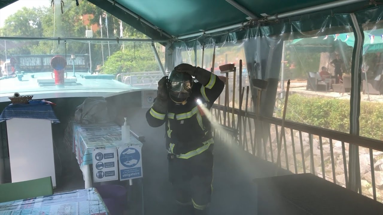 Des sapeurs-pompiers en formation pour devenir chef d’agrès tout engin