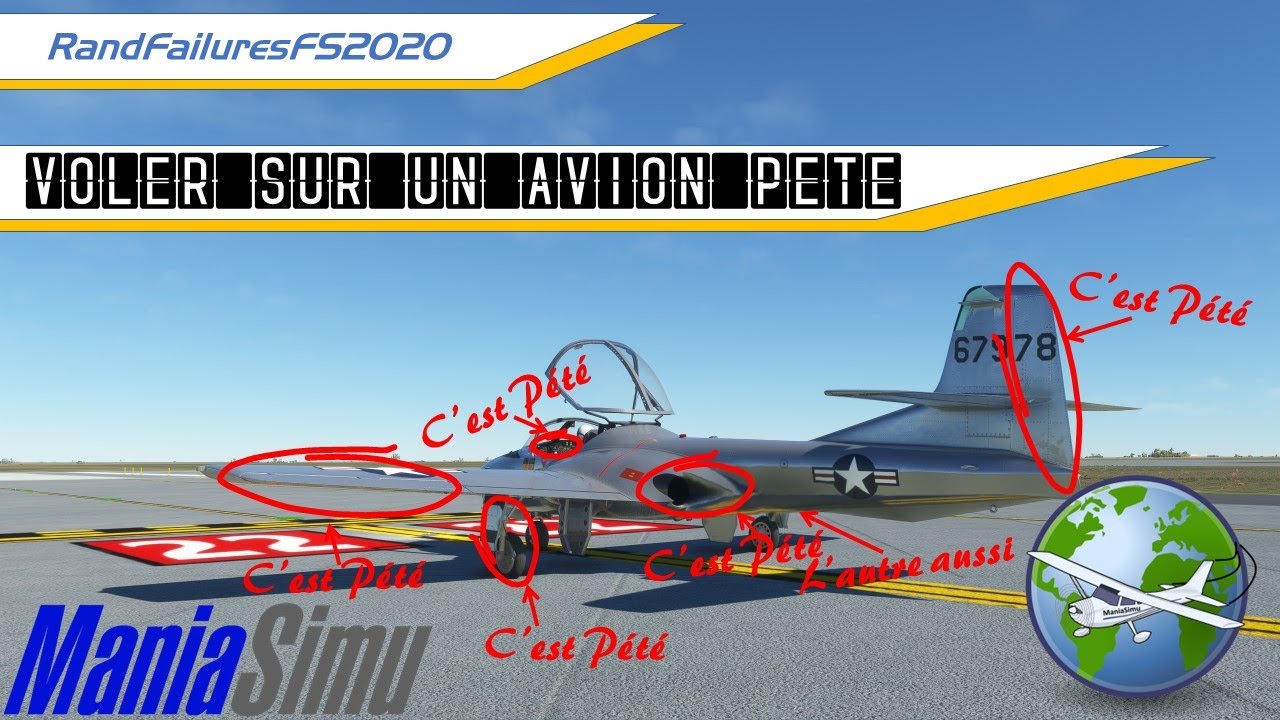 [Flight Simulator 2020 FR] - Générateur de pannes aléatoires RandFailuresFS2020. Tutorial Complet