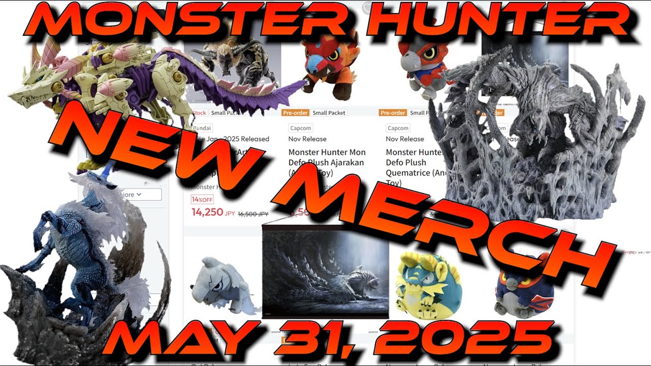 Monster Hunter Upcoming Merch News [May 31st, 2025]