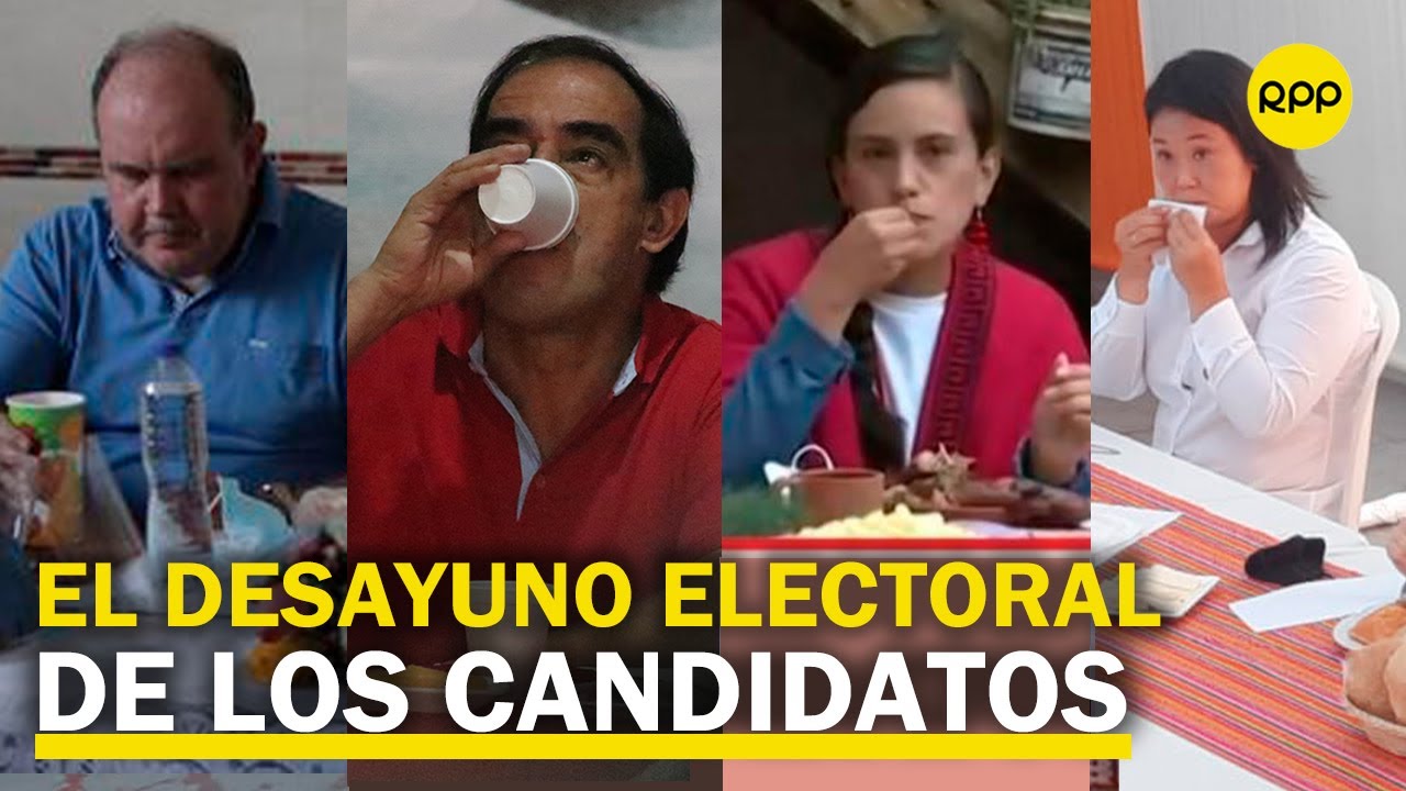 Elecciones 2021: Así algunos candidatos presidenciales realizaron el tradicional desayuno electoral