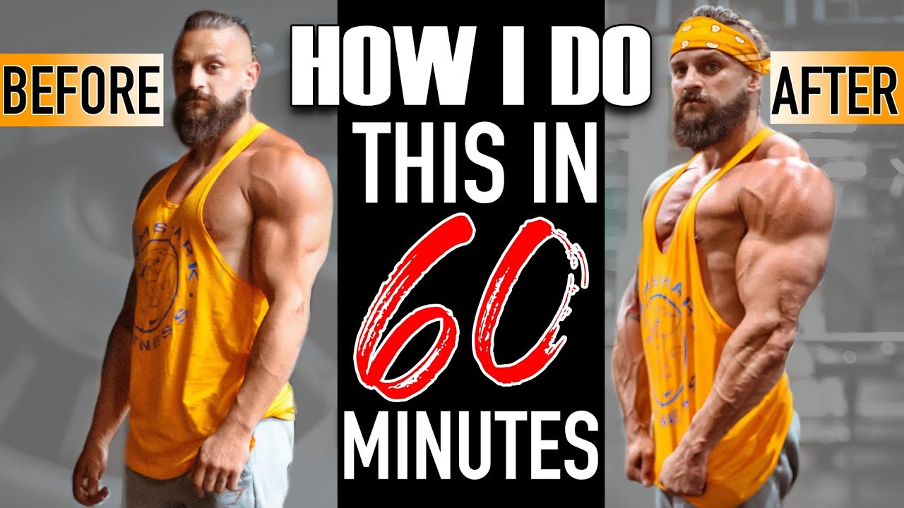 Look FULLER & LEANER In 60 MINS | How To Time Meals For FAT LOSS (My FULL Workout Breakdown)
