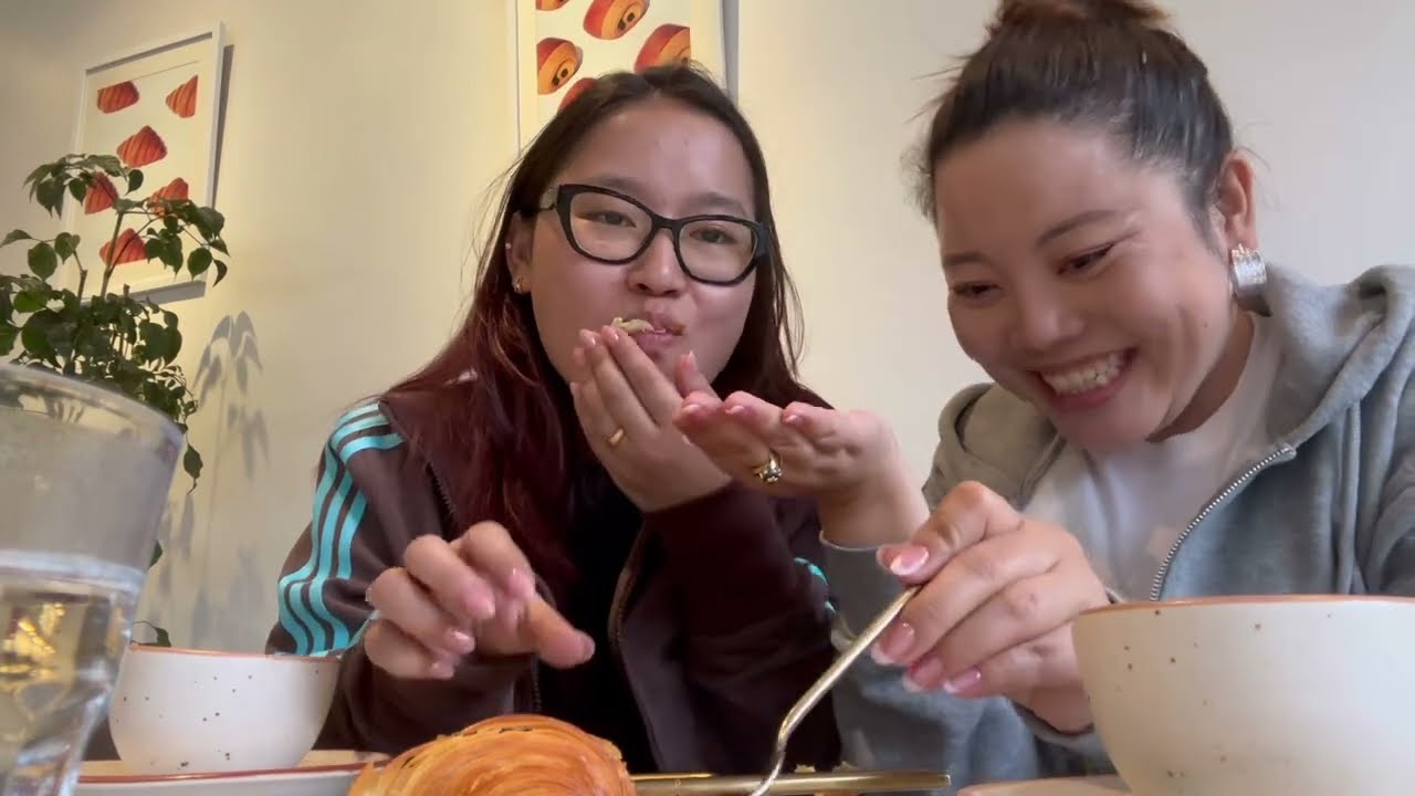 Friends, family, faith and a lot of coffee ☕️🤍#fyp #tibetanvlogger 