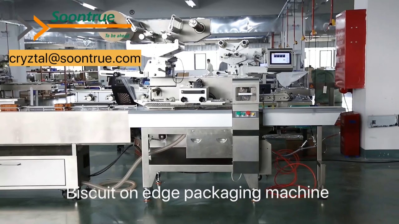 SOONTRUE- Biscuit on edge packaging machine