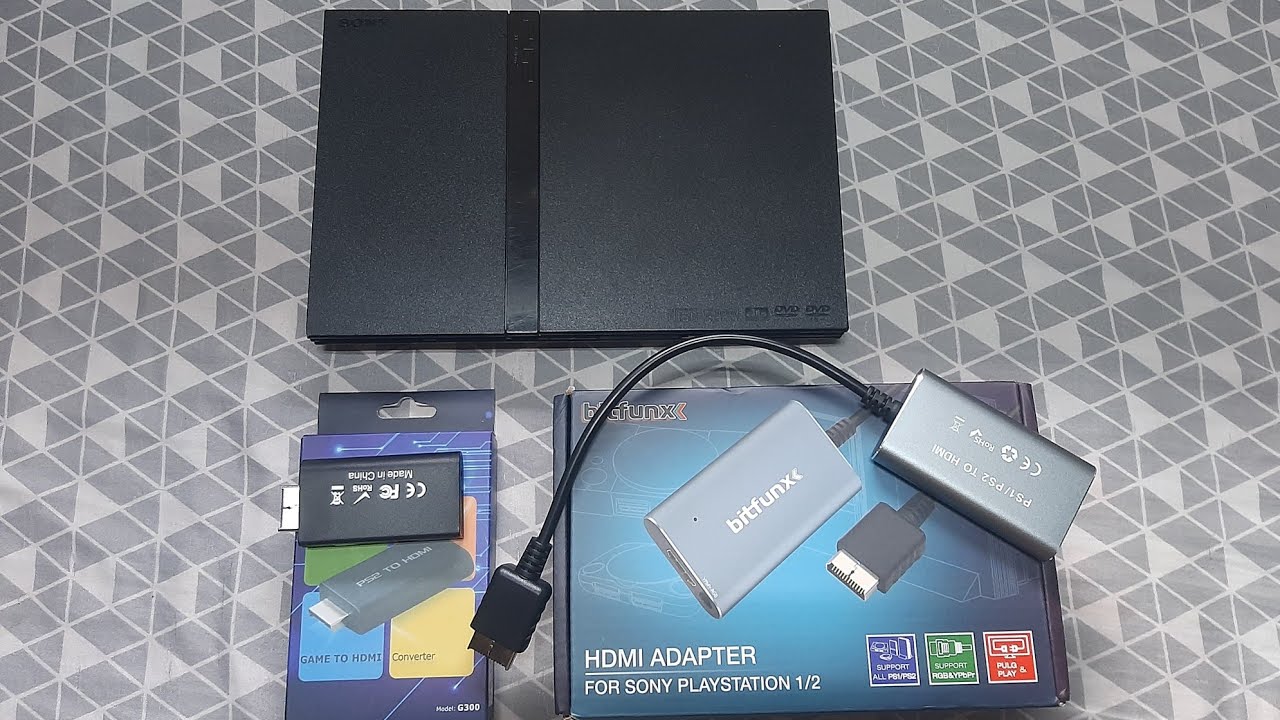 Adaptador HDMI para PS2/PS1 – Bitfunx Conversor de Vídeo para TVs Modernas