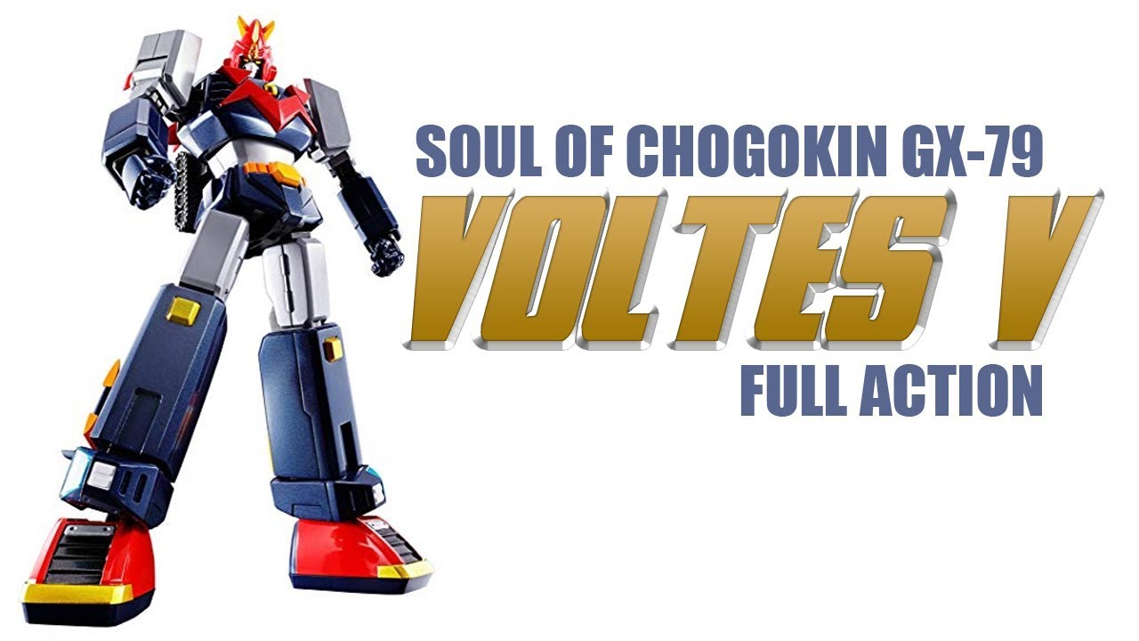 Обзор литой фигурки робота Bandai Soul of Chogokin GX-79 Voltes V FA Full Action