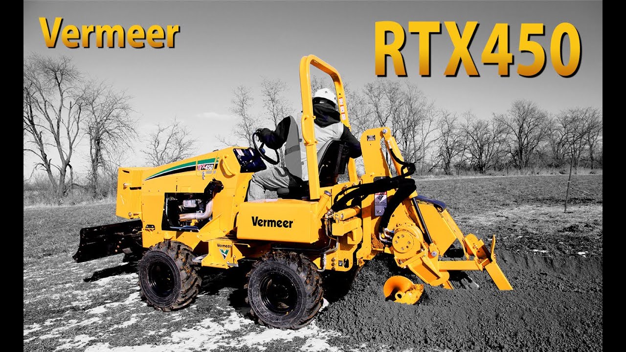 Zemní pluh Vermeer RTX450
