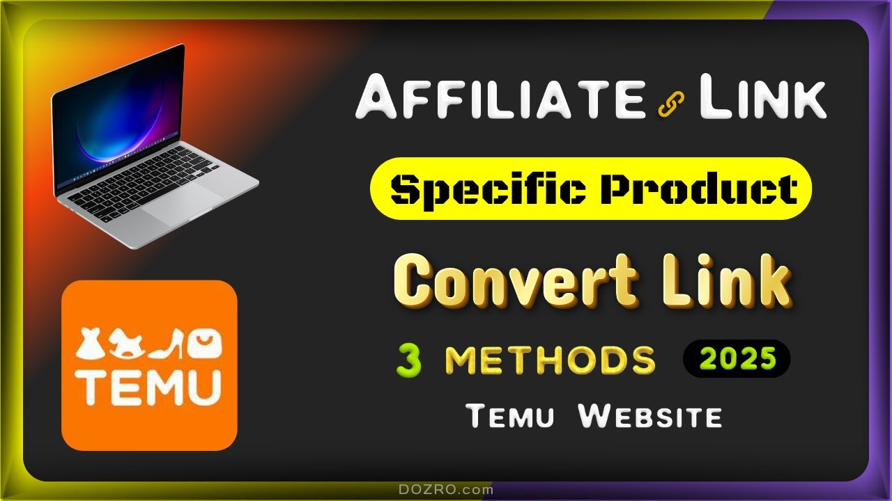 Get/Copy Temu Affiliate Link for Specific Product on Temu Website on PC | How to Convert Temu Link