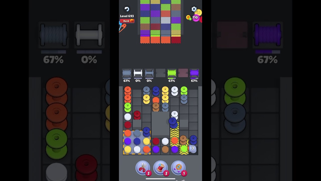 Knit out Level 693 Solution