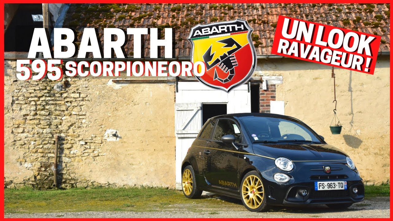 ESSAI ABARTH 595 SCORPIONEORO - UN LOOK RAVAGEUR