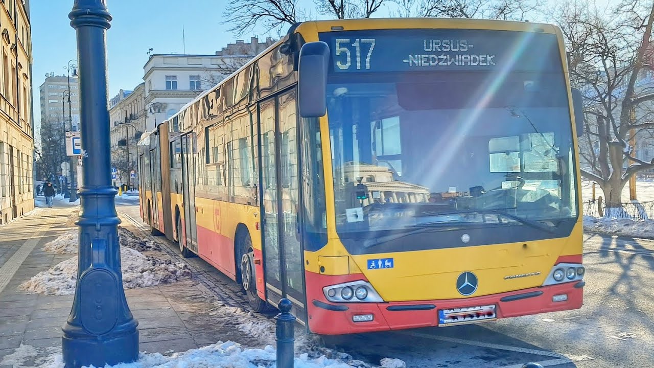 WARSZAWA 517 BUS: PL.TRZECH KRZYŻY - URSUS-NIEDŹWIADEK - PL.TRZECH KRZYŻY