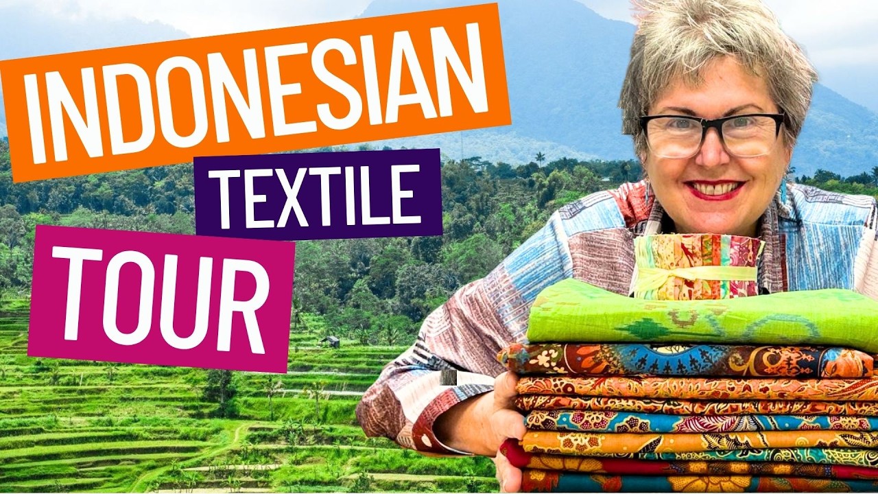 ✈️ Singapore 🇸🇬 to Indonesia🇮🇩 Textile Tour Fabric Discovery