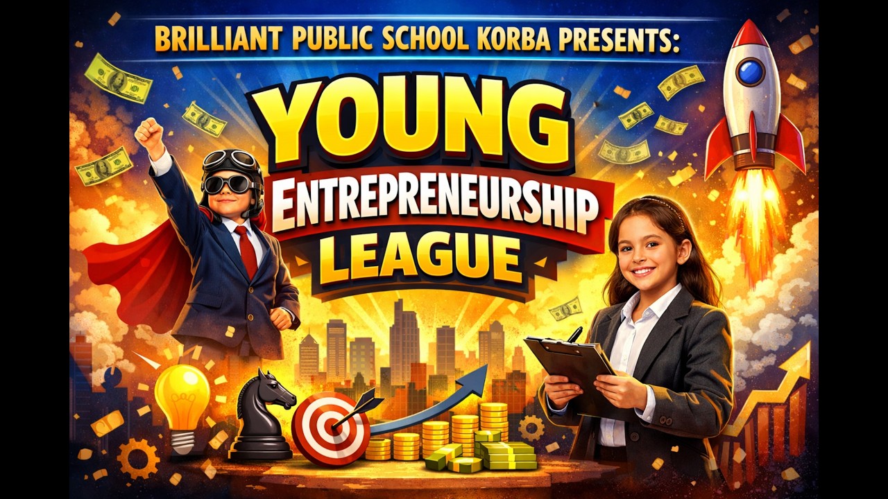 Brilliant Public School Korba Presents: Young Entrepreneurship League #shorts #youngentrepreneurs