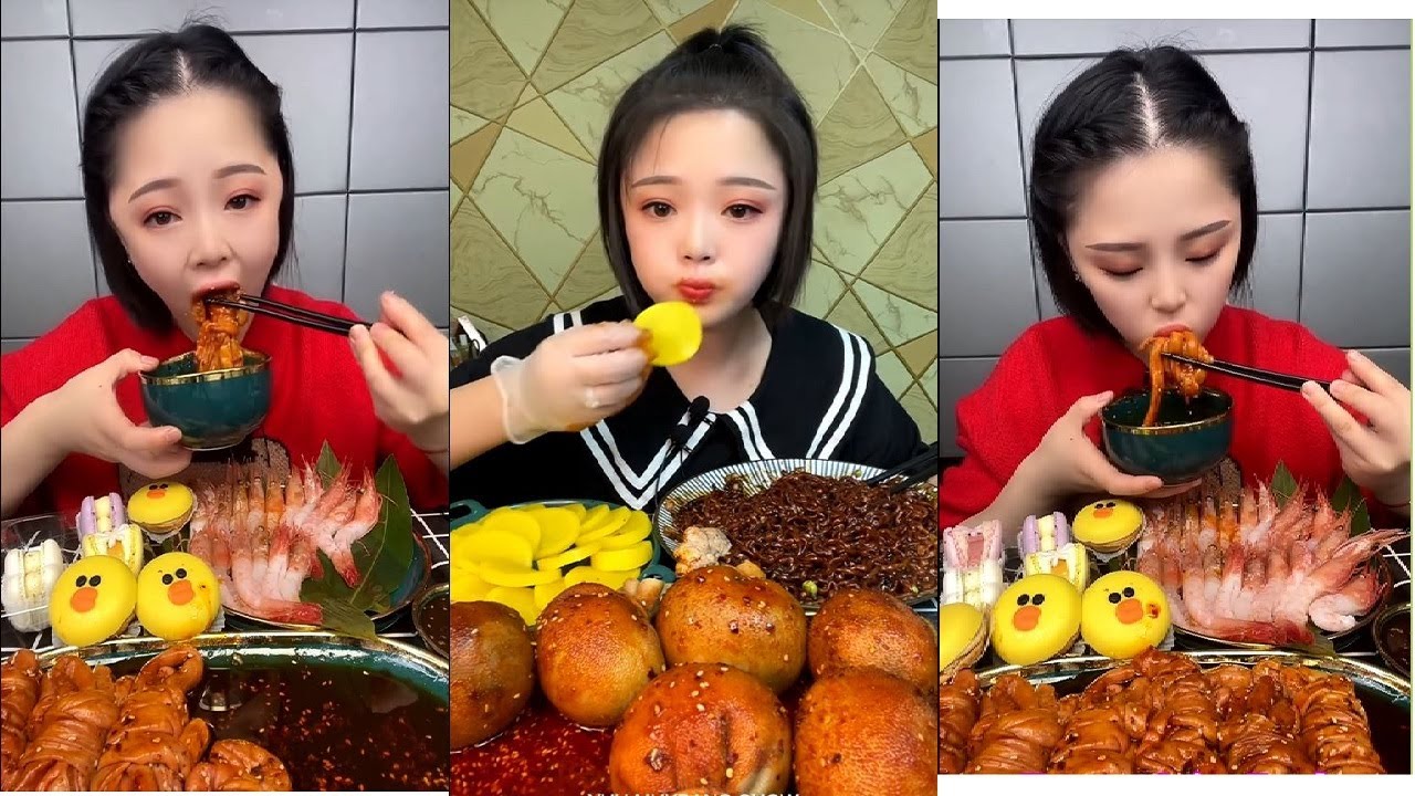 Chinese people eating - Street food - 