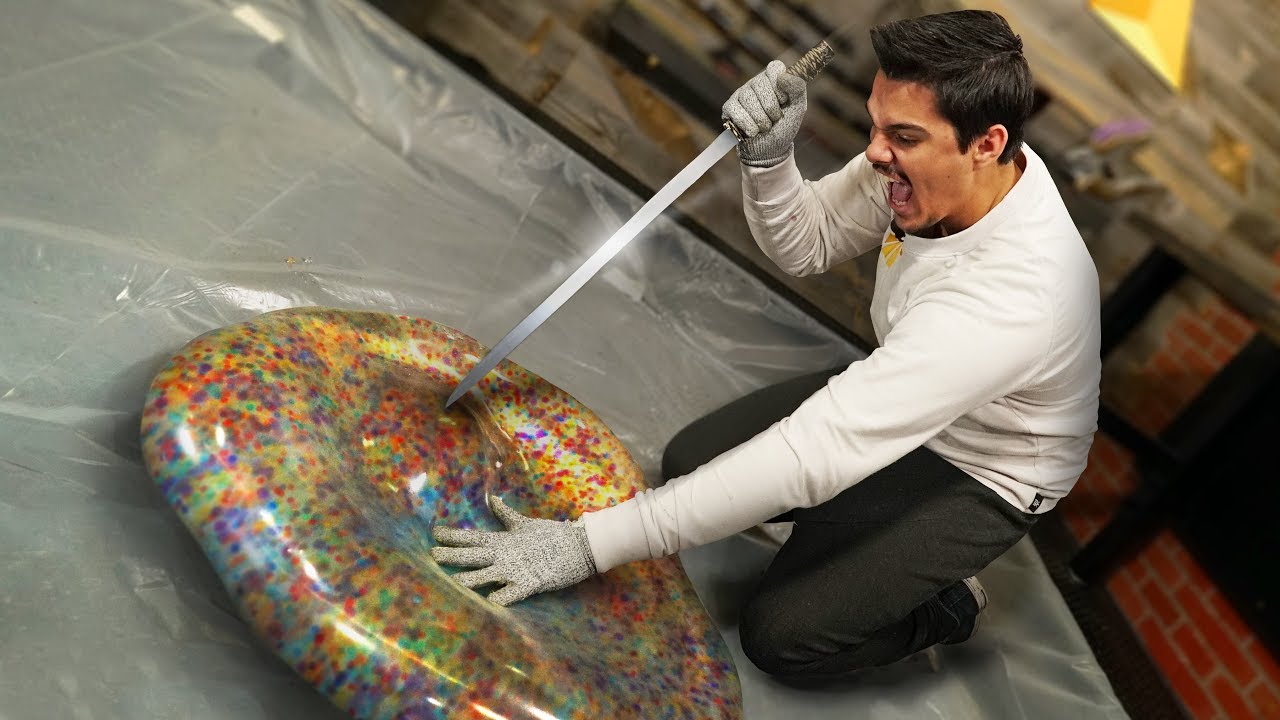 Exploding GIANT Wubble Bubbles!