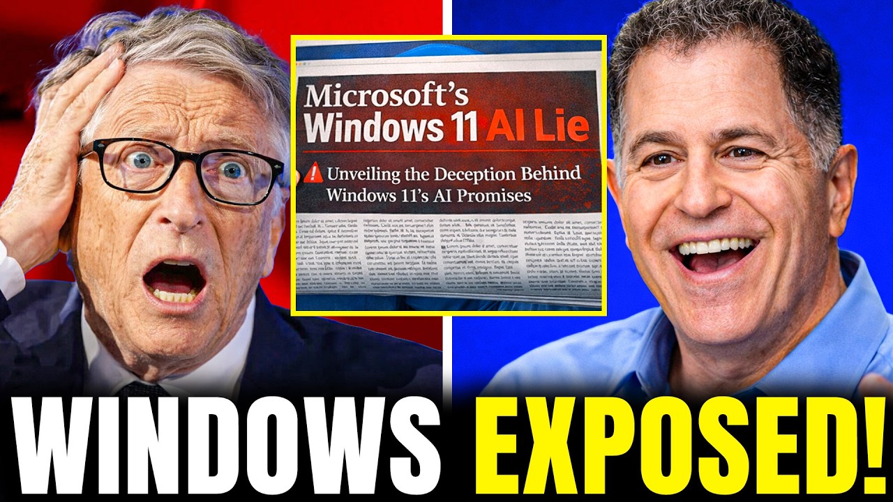 Bill Gates PANICS As Dell EXPOSES Microsoft's Biggest Windows 11 Lie!