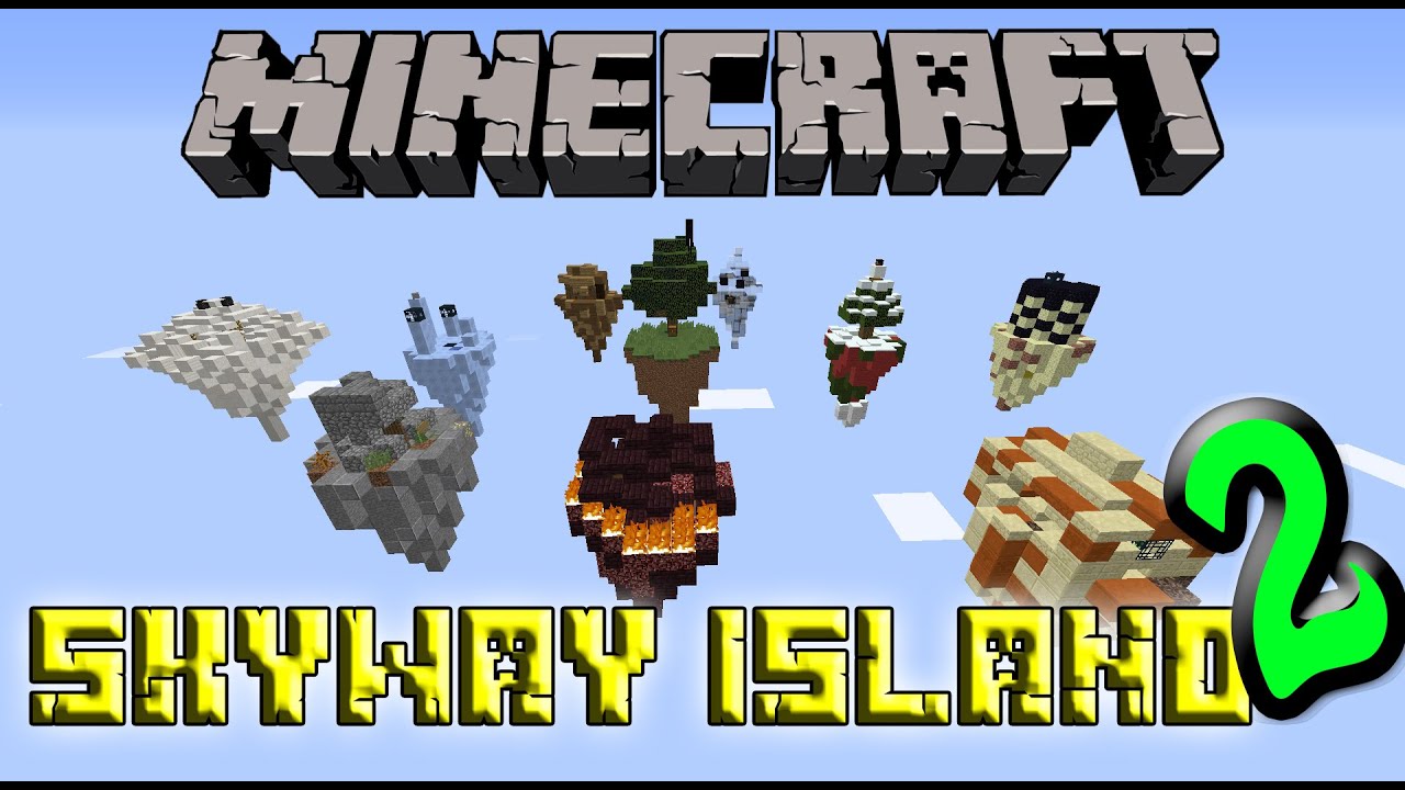 #04 SkyWay Island 2 Лава Лед и Свинозомби Minecraft survival map Let's play