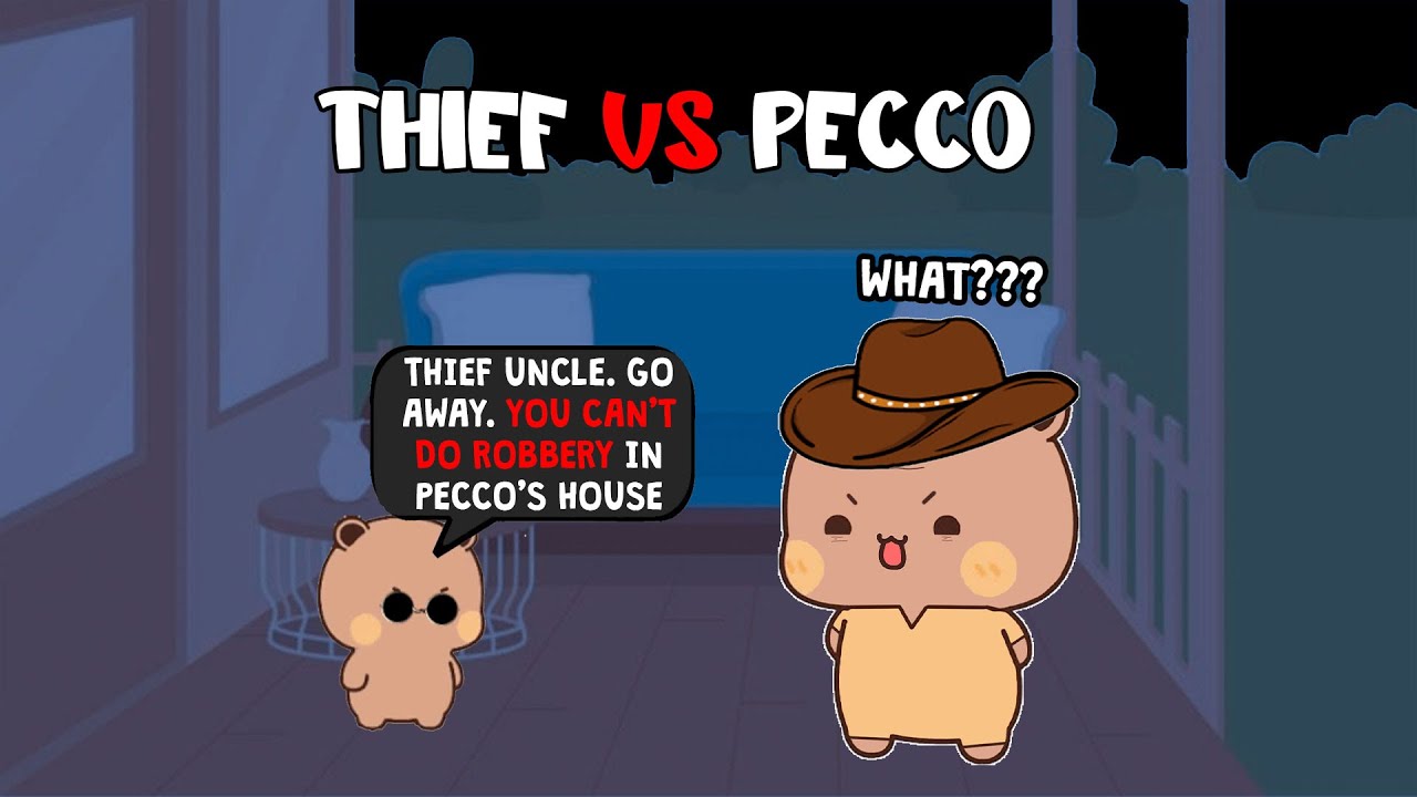 #BDJ77 |👀 Pecco's House, No Entry for Thieves! 🚫 | 3d Animation | Peach Goma | Bubu Dudu Videos