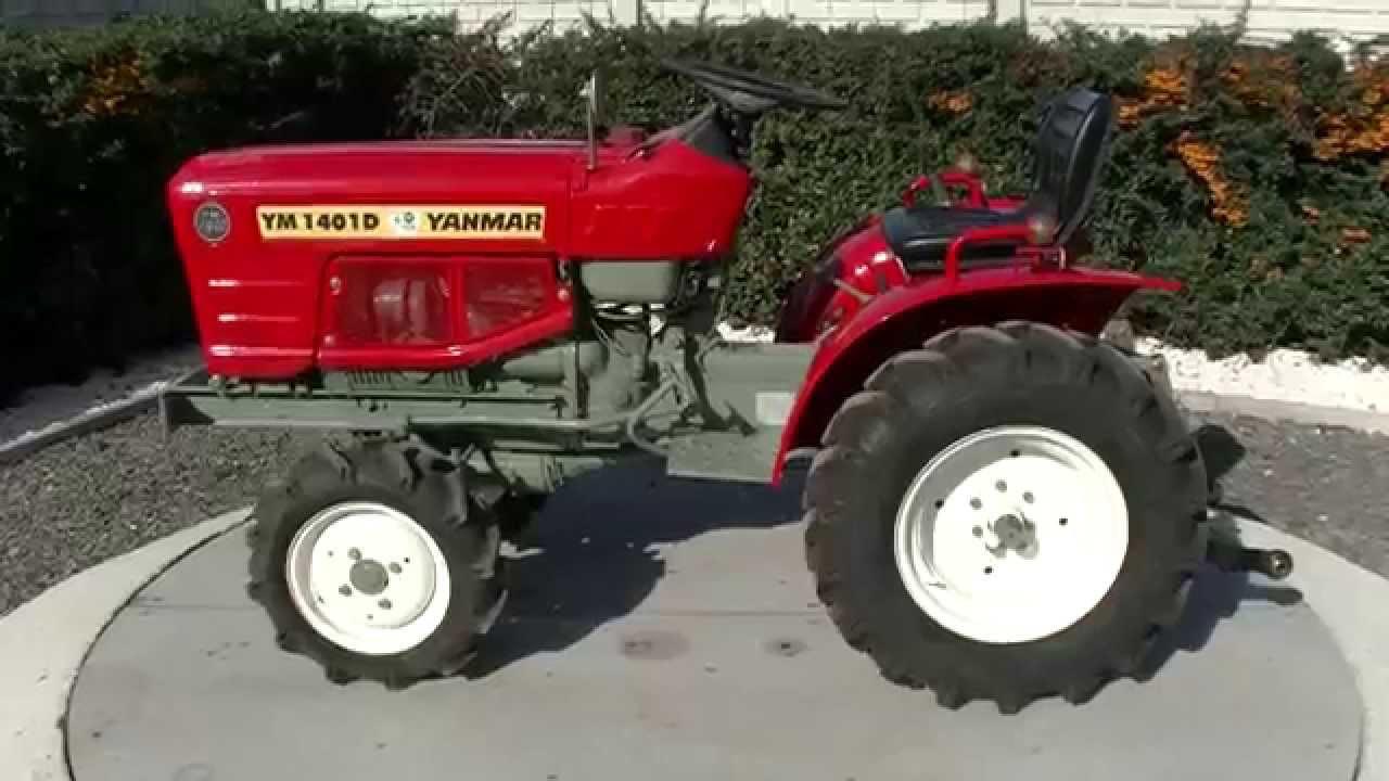 Yanmar YM1401D japán kistraktor 1 év garanciával eladó a Kelet Agro -nál