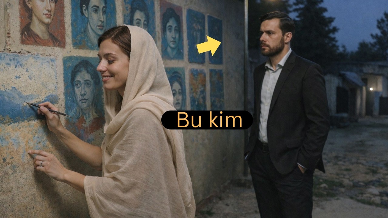 Sessizce Resim Yaptı, Onu İzleyen Kişiden Habersizdi