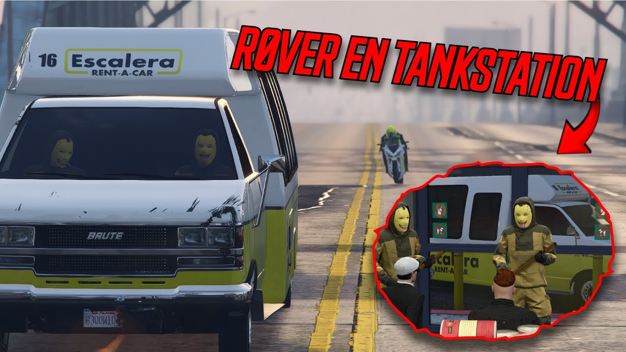 Flygter Fra Politiet I En Bus - DANSK GTA 5 RP FIVEM