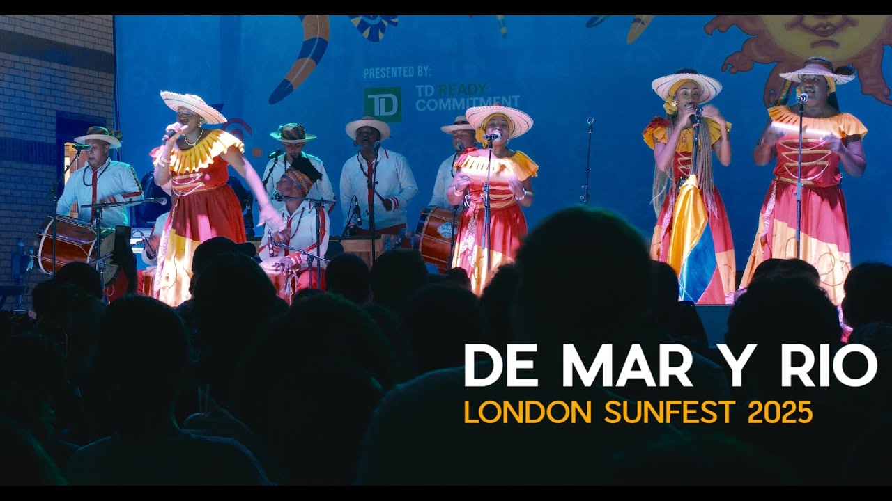 DE MAR Y RIO performs at London Sunfest 2025