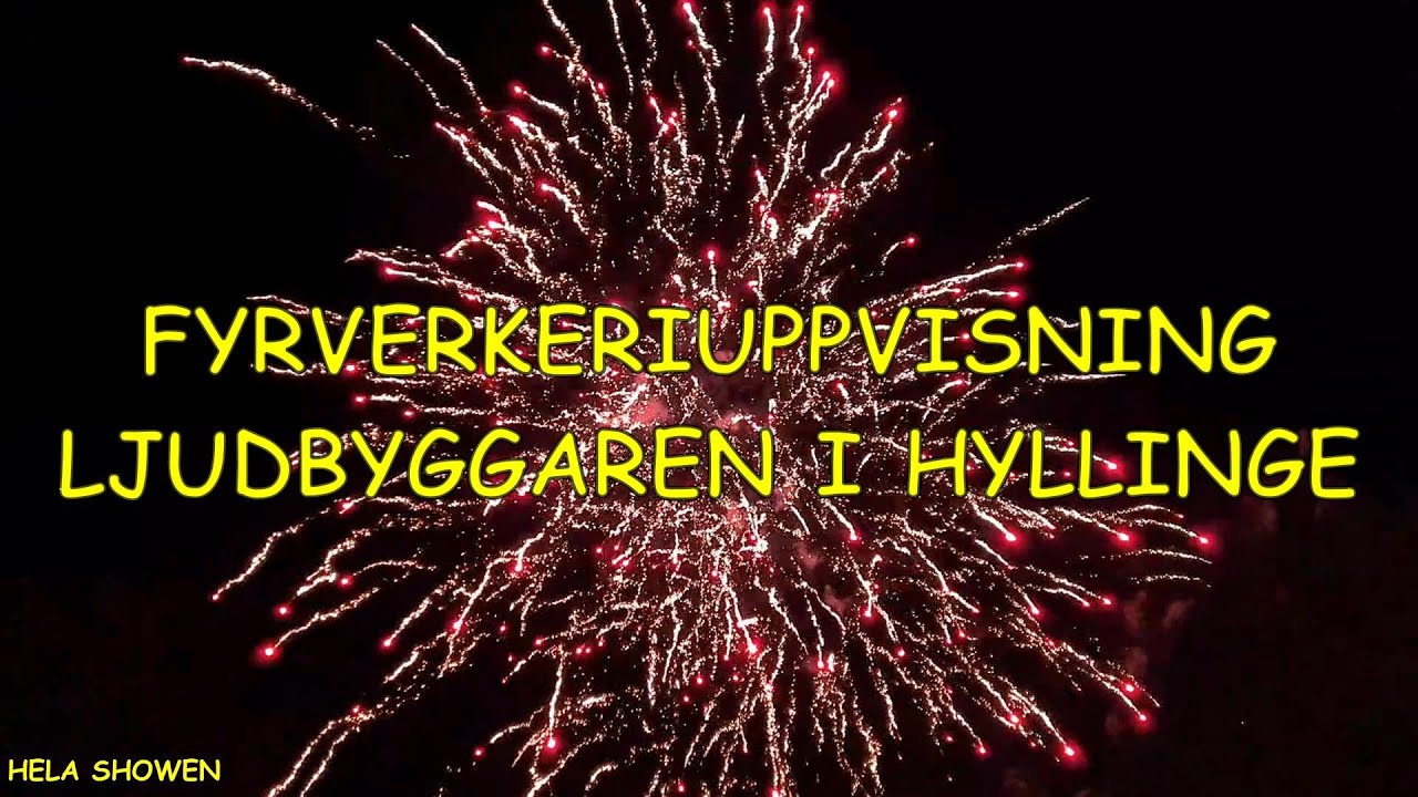 HELA fyrverkerishowen 2023 hos Ljudbyggaren i Hyllinge // #fireworks  display #pyro #fyrverkeri