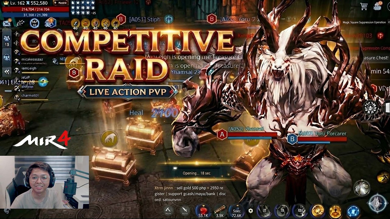 MIR4 - COMPETITIVE RAID UPDATE / NICE REWARDS / PVP GAMEPLAY