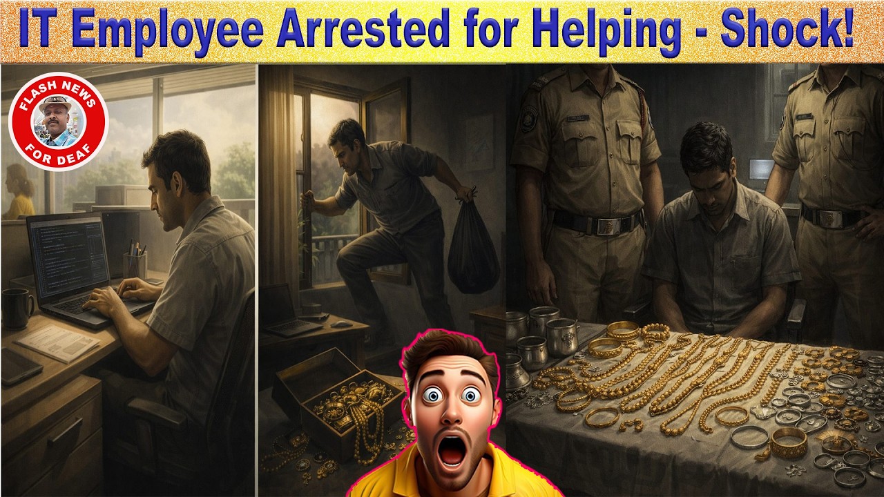IT employee arrested for helping - shock!