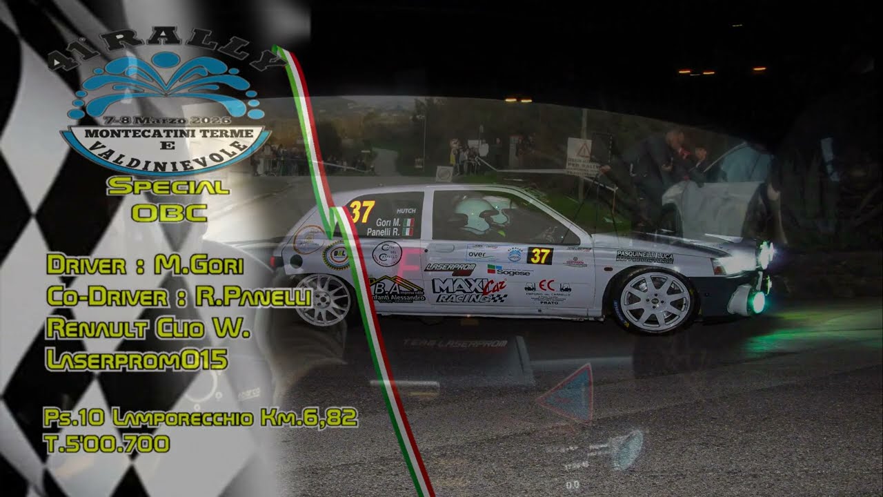 rally valdinievole 2026 obc gori panelli ps 10 lampporecchio movie