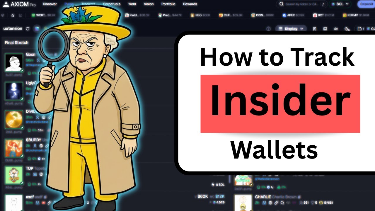 How to Find Insider Wallets on Axiom (Memecoins)