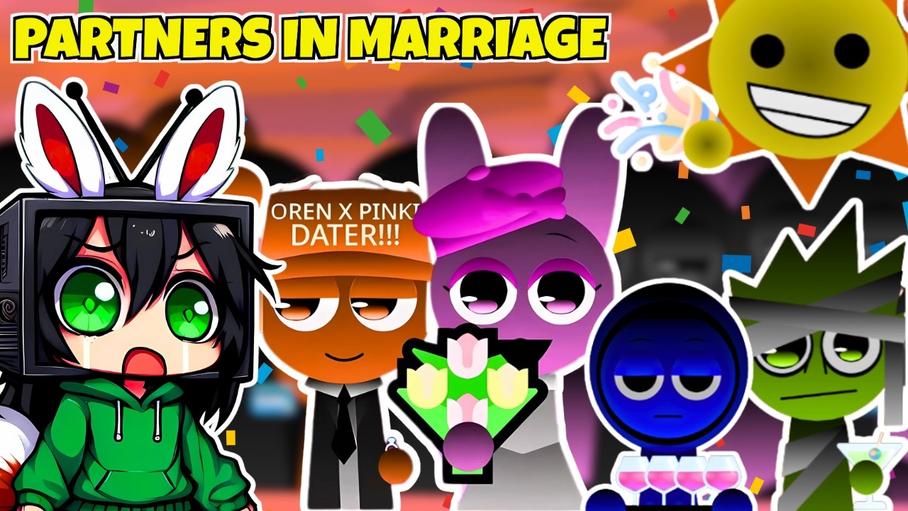 LA BODA DE PINKI & OREN 😭💔 | SPRUNKI PARTNERS IN MARRIAGE MOD