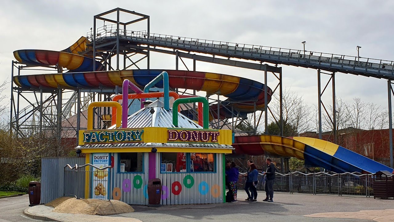 Amity, Thorpe Park, home to Stealth, Tidal Wave, Storm Surge, Flying Fish, Depth Charge, Beach 2019