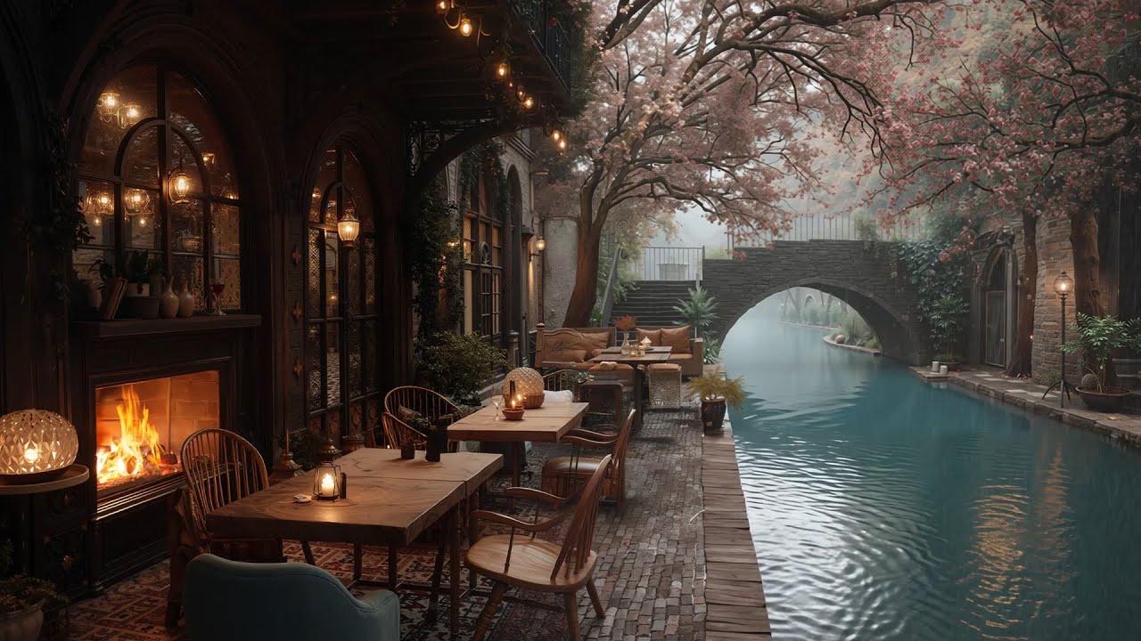 🎼 Gentle Piano, Crackling Fireplace, and Soft Rain: Relax and Clear Your Mind for Deep Focus