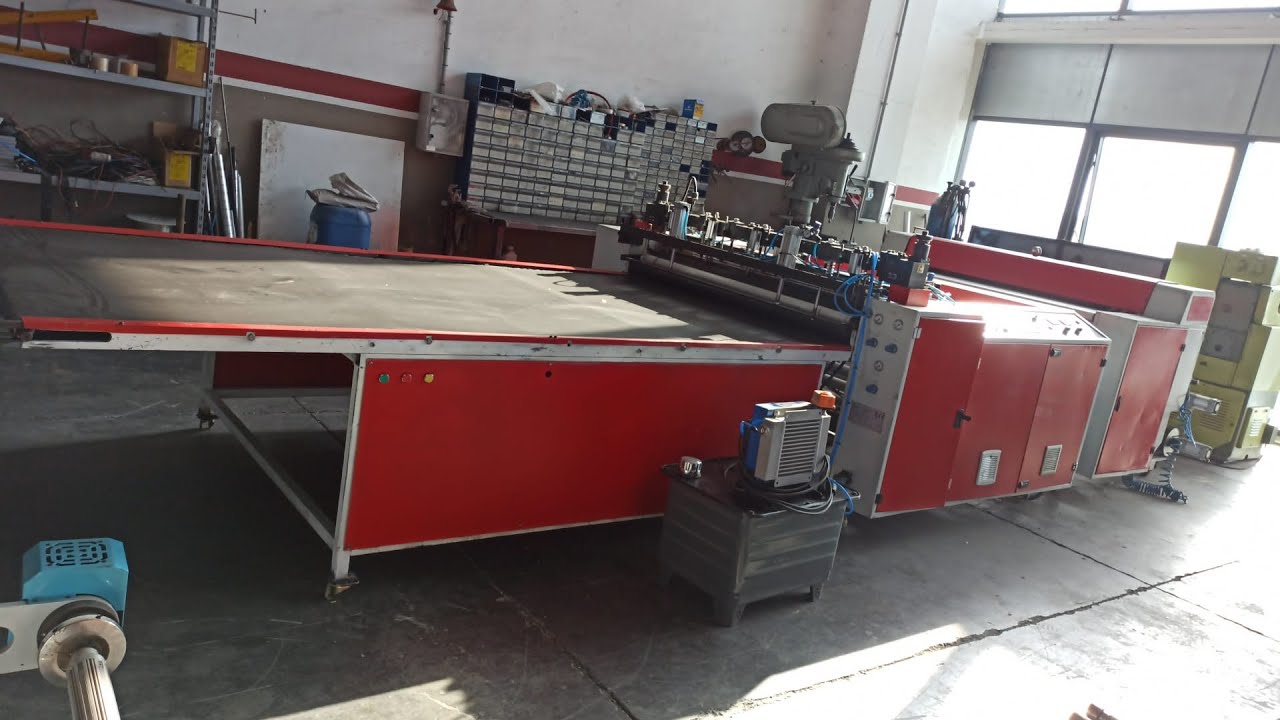 ⚡ CANDAR MARKA 155 CM İĞNELİ TORBA KESİM MAKİNESİ – SATILIK ⚡
