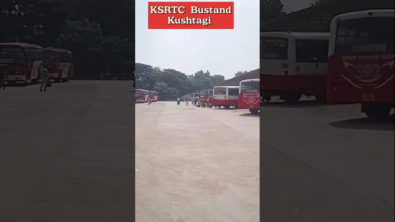 Ksrtc bus stand Karnataka big bus stand in Karnataka #karnataka #ksrtc