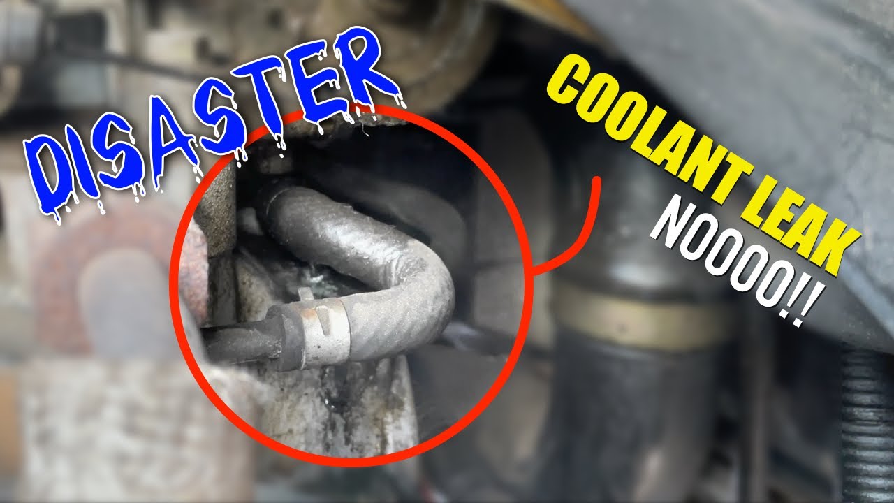 Disaster coolant leak on my Mazda Bongo!
