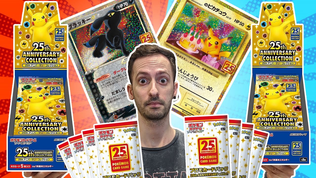 APRO 2 BOOSTER BOX E 8 PACCHETTI PROMO GIAPPONESI DEL 25TH ANNIVERSARY! 😱🔥 (25TH COLLECTION JAP)