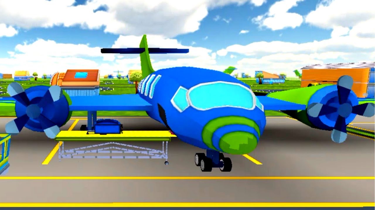 THE MOST COMPLEX AIRPORT GAME APP FOR KIDS - 3D MINI AIRPORT CITY WITH SPECIFIC ACTIVITIES AGES 4+