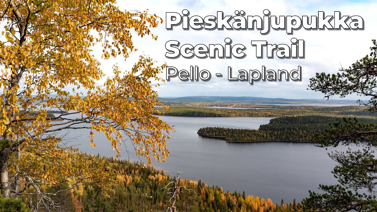 Amazing Piesk&auml;njupukka Scenic trail in Pello Lapland Finland - Arctic Circle Miekoj&auml;rvi lake