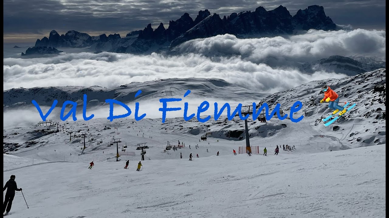 Val di Fiemme Skiing | Stunning 4K Drone Views