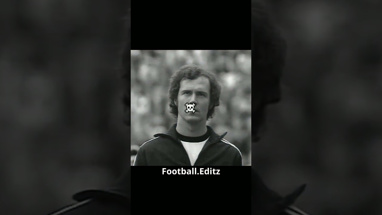 Franz Beckenbauer and Gerd Muller ☠️ #football #footballedits #beckenbauer #muller #cruyff #germany