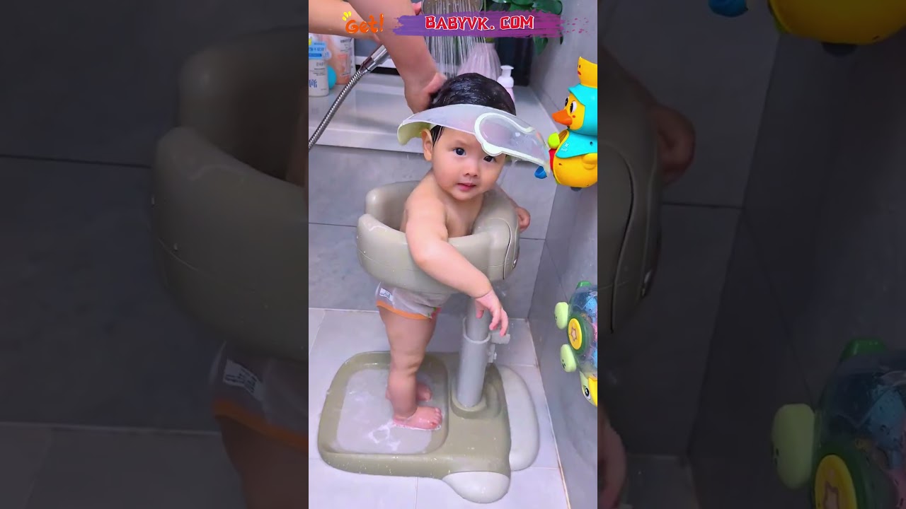 Baby Bath Support &ndash; Safe Cradle Design Prevents Baby from Slipping #BabyBath