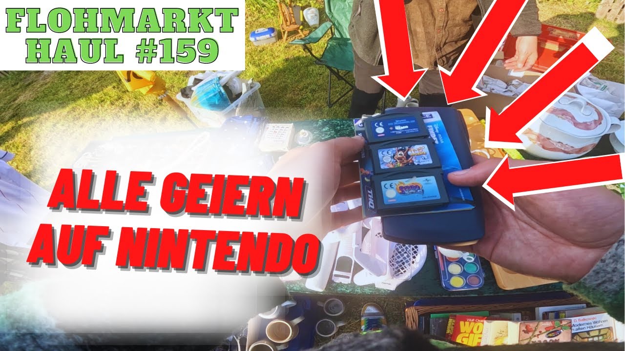 Alle GEIERN auf NINTENDO 💰 Ich zeige dir Alternativen! Flohmarkt Haul Trödelmarkt VLOG Reselling
