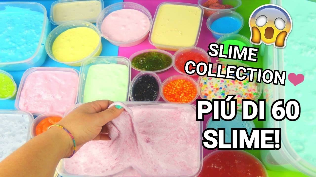 COLLEZIONE SLIME #5! PIU' DI 60 SLIME! (SLIME COLLECTION +ASMR) Iolanda Sweets