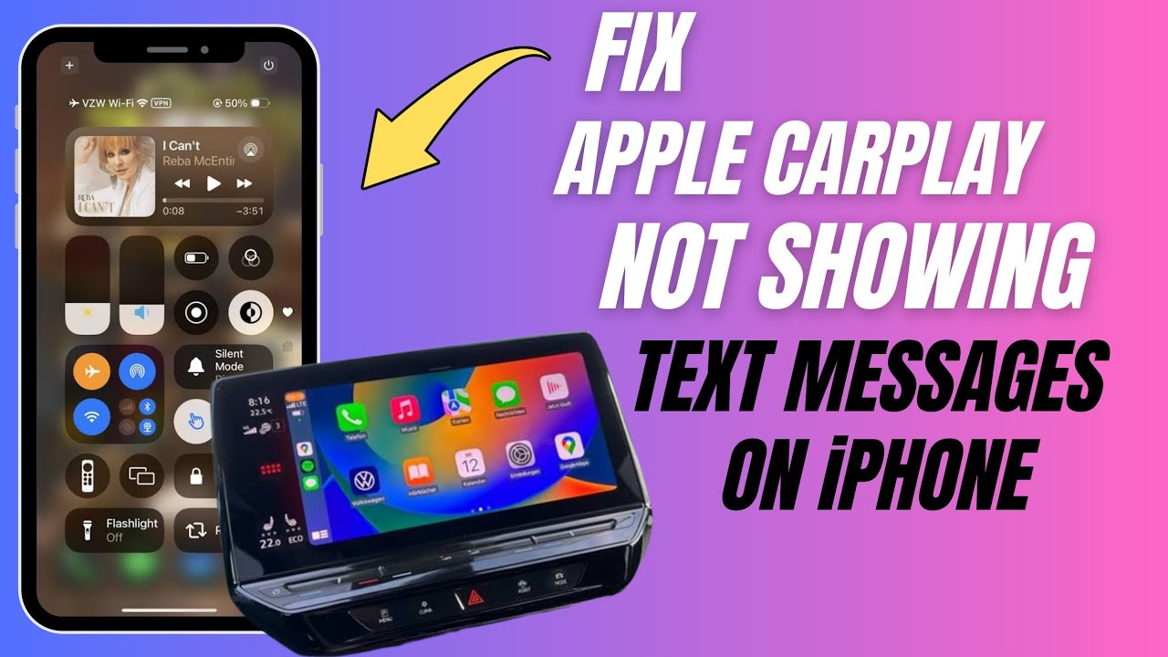 How to Fix Apple CarPlay Not Showing Text Messages on iPhone