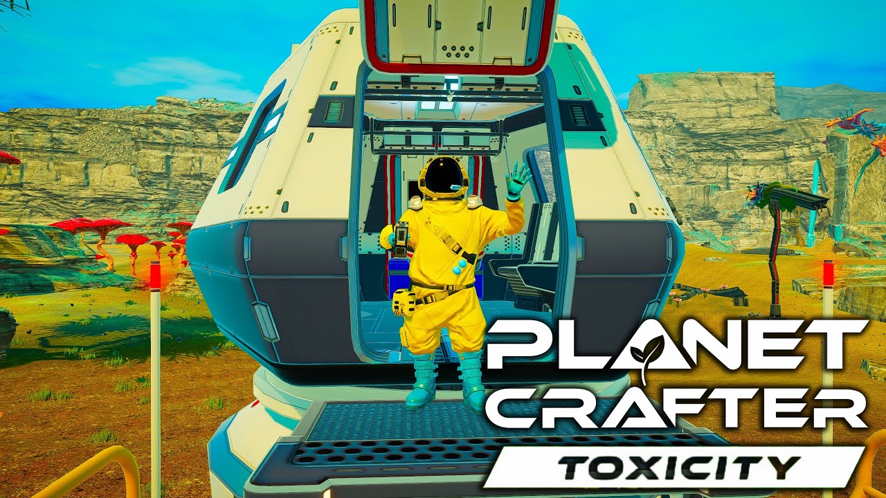 Goodbye Planet Toxicity! - Planet Crafter Toxicity DLC Live Stream