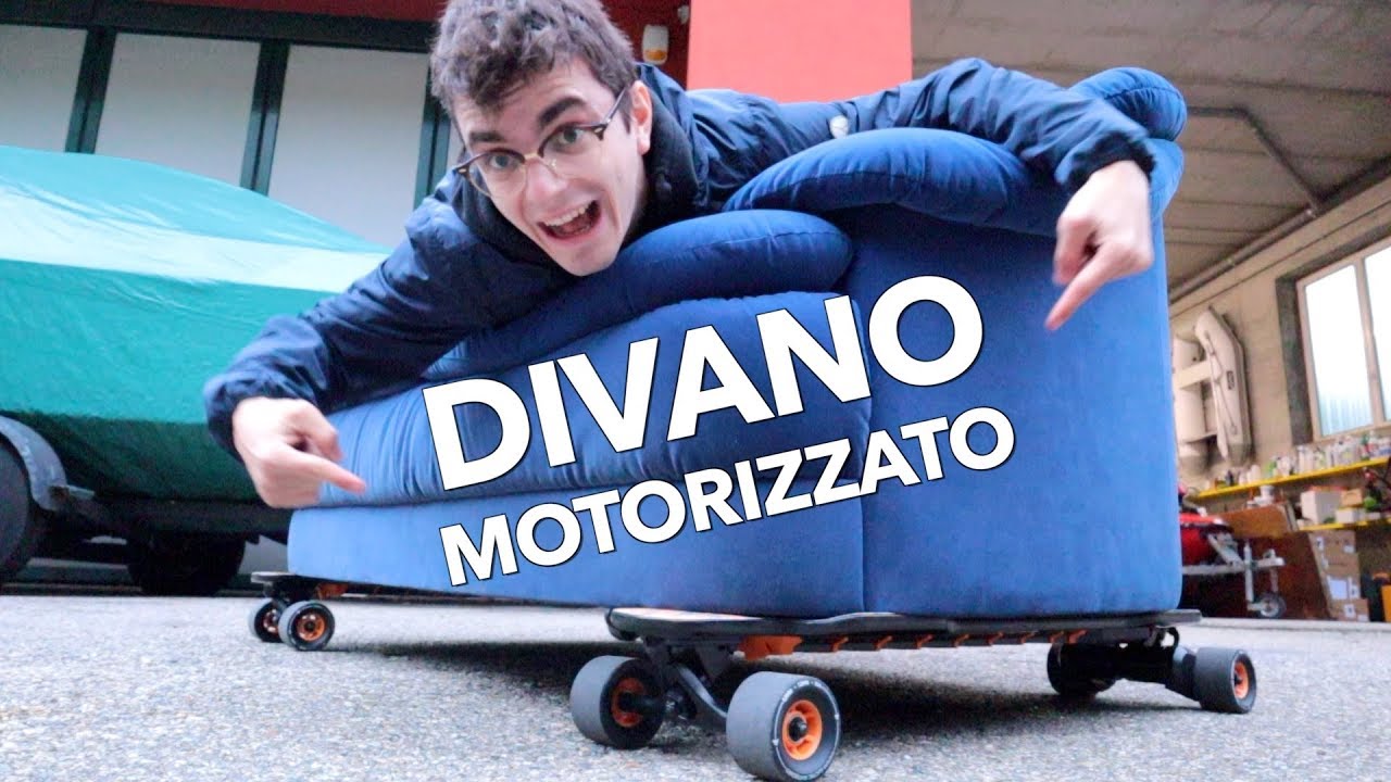Ho costruito un DIVANO MOTORIZZATO POTENTISSIMO.