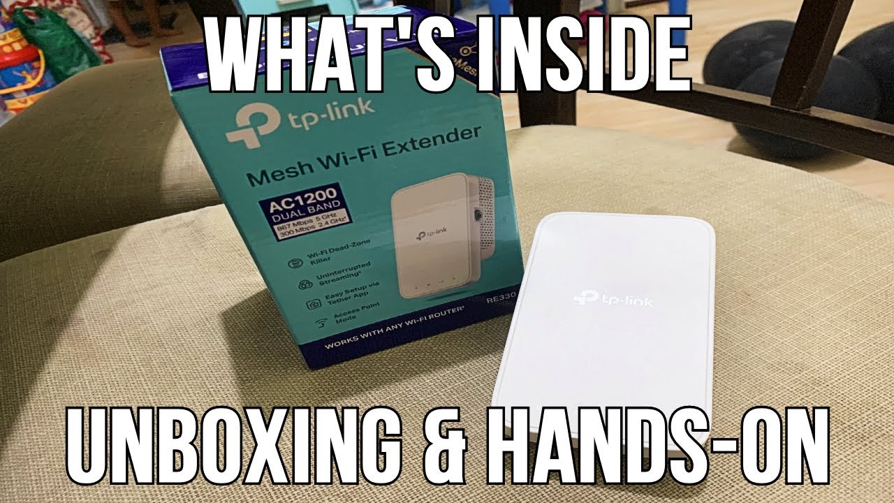 TP-Link AC1200 Mesh Wi-Fi Range Extender (RE330) Unboxing and Hands-on